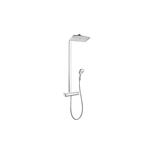 Hansgrohe Raindance Select E360 1jet 360x190 mm. Hvit/Krom