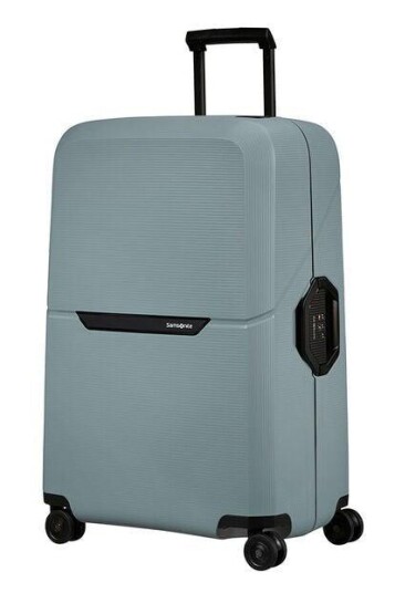 Samsonite Magnum ECO hard stor L koffert 75 cm 4 hjul Isblå