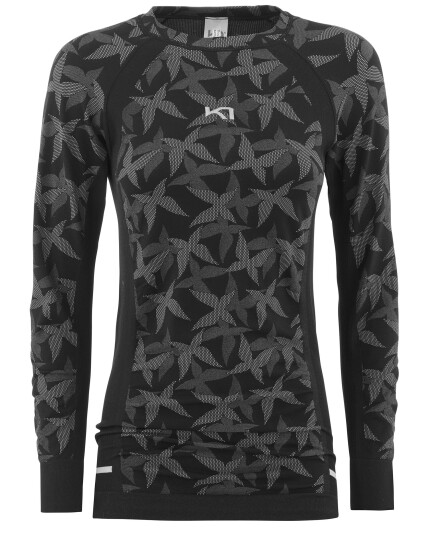 Kari Traa Butterfly L/S W Black (Storlek M)