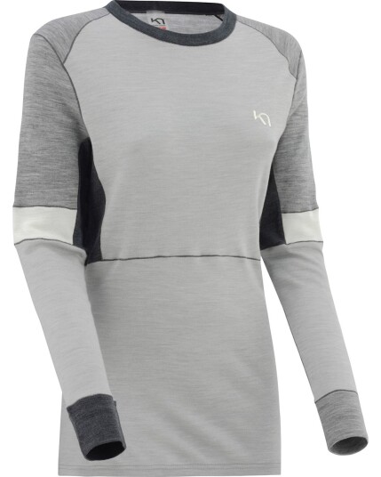 Kari Traa Yndling L/S W Grey Melange (Storlek XL)