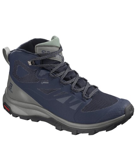 Salomon OUTline Mid GTX M Medieval B/Castor Gra/Gr (Storlek 10 UK)