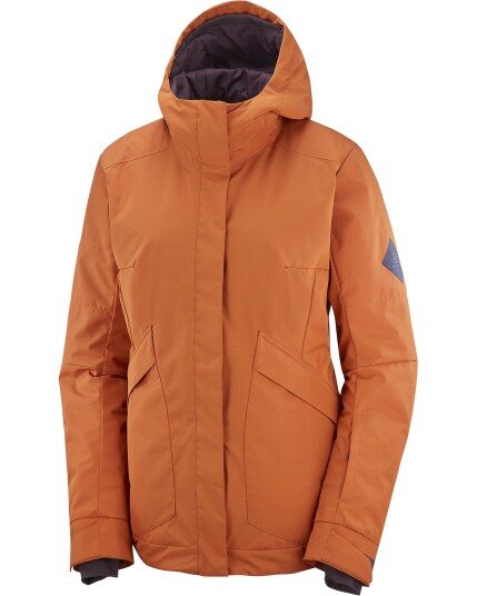 Salomon Snow Rebel Jacket W Umber (Storlek S)