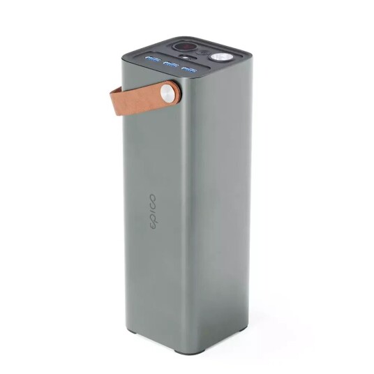 Epico Multifunksjonell Powerbank med 3 x USB-A og 1 x USB-C - 46 200 mAh - Space Grey