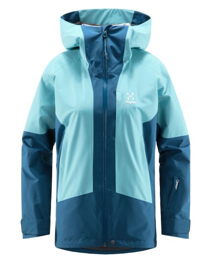 Haglöfs Lumi Jacket W Dark Ocean/Frost Blue (Storlek XL)