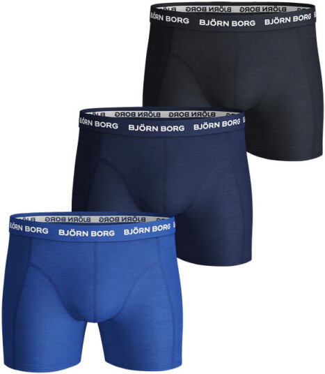 Bjørn Borg 3pk Shorts Essential Sammy Skydiver L