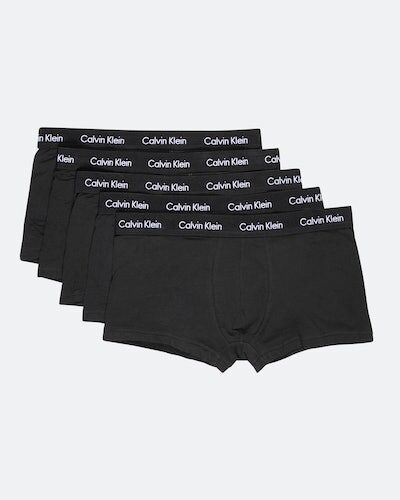 Calvin Undertøy – 5-pakk lave trunks i bomullsstretch Grå Female XS