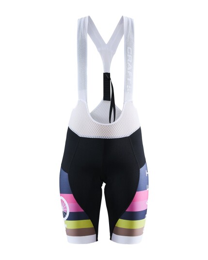 Craft Hale Glow Bib Shorts W Black/Fame (Storlek L)