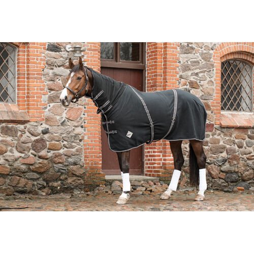 CATAGO fleece deksel med nakke - Svart (145 cm)