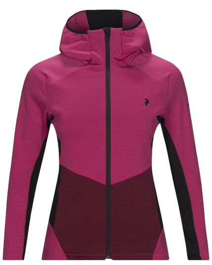 Peak Performance Helo Mid Hood Jacket W Power Pink (Storlek XL)