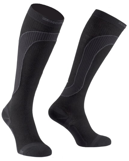 Zero Point Merino Wool Compression Socks W Black (Storlek 38-40)