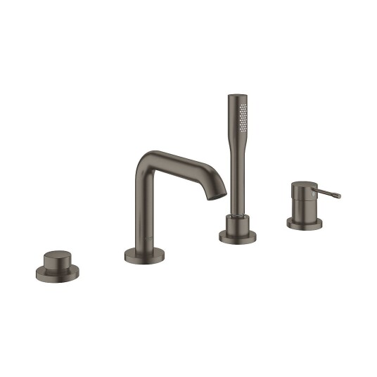 Grohe Essence 4-hulls badekarbatteri Brushed Hard Graphite