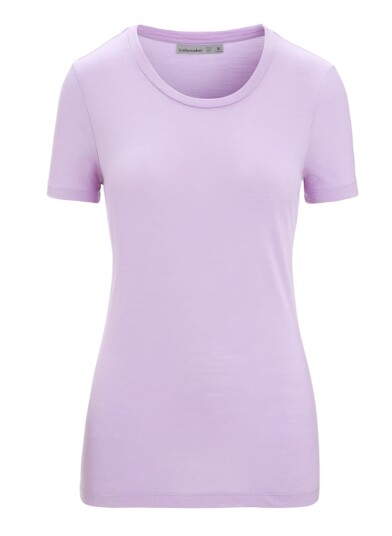 Icebreaker Women Tech Lite Ii Ss Tee Purple Gaze L