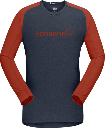 Norrøna Men's Fjørå Equaliser Lightweight Long Sleeve Blå S Man