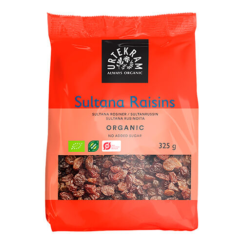 Urtekram Rosiner Sultana 325g