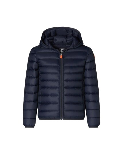 Save The Duck Lily Hooded Jacket JR Blue Black (Storlek 12)