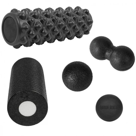 Gorilla Sports Faciapaketet - Foam Roller Massageboll