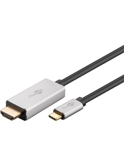 Pro HDMI - 24-pins USB-C - 2m - Gr