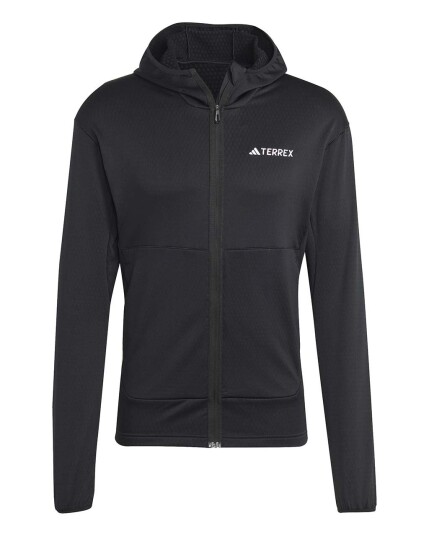 Adidas Xperior LT Fleece Hooded Jacket M Black (Storlek L)