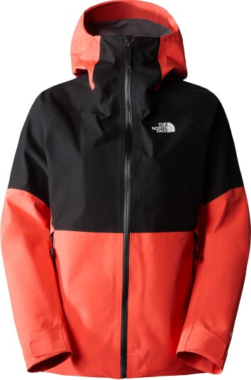 The North Face W Jazzi Gtx Jacket Radiant Orange/tnf Black M