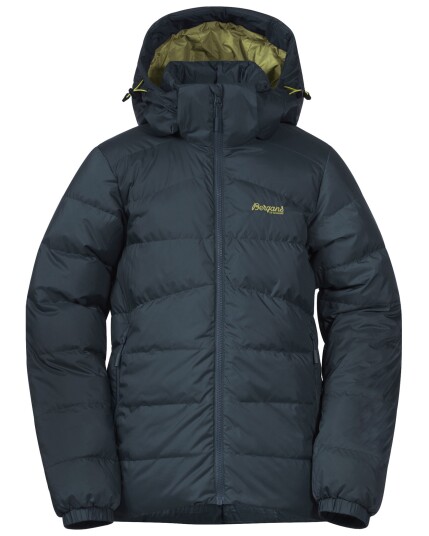 Bergans Røros Down Youth Jacket Orion Blue/Green Oasis (Storlek 128)