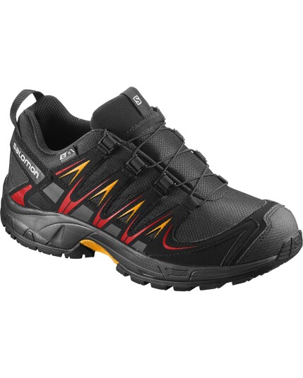 Salomon XA Pro 3D CSWP JR Black/Black/Fiery Red (Storlek 37)