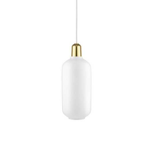 Normann Copenhagen Amp Taklampe Stor Hvit/Messing