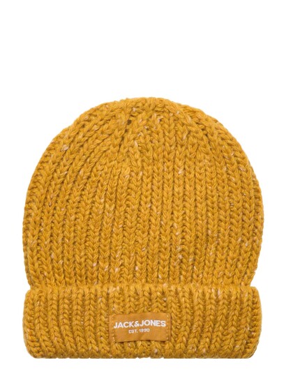 Jack & Jones Jaccliff Nap Beanie Jnr Yellow Jack & J S HONEY GOLD S/M,L/XL