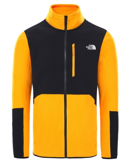 The North Face Glacier Pro Full Zip M Summit Gold/TNF Black (Storlek M)