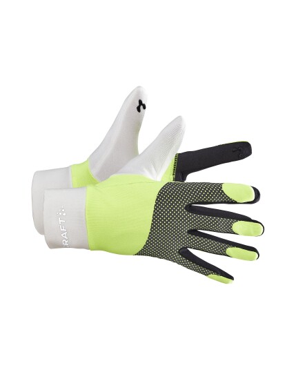 Craft ADV Lumen Fleece Glove W Ash White/Flumino (Storlek XL)