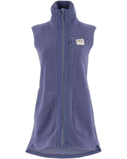 Kari Traa Sanne Pile Vest Long W Moon (Storlek S)