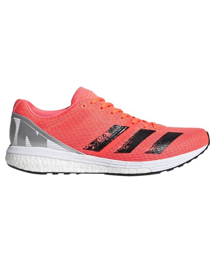 Adidas Adizero Boston 8 M Signal Coral/Core Black/FTW White (Storlek 7 UK)