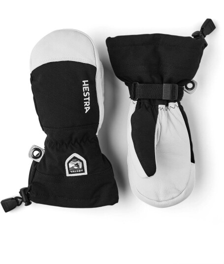 Hestra Army Leather Heli Ski jr - mitt black