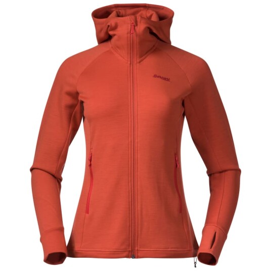 Bergans Women's Ulstein Wool Hood Jacket (2022) Oransje XS Woman