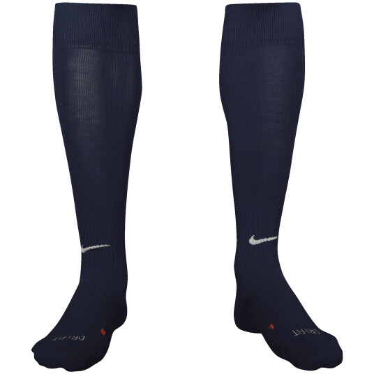 Nike Classic Short Sleeve Cushion Over-the-Calf Team fotballstrømper XL MIDNIGHT NAVY/WHITE