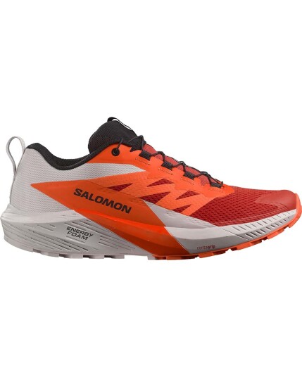 Salomon Sense Ride 5 M Lunar Rock/Shocking Orange/Fird (Storlek 8 UK)