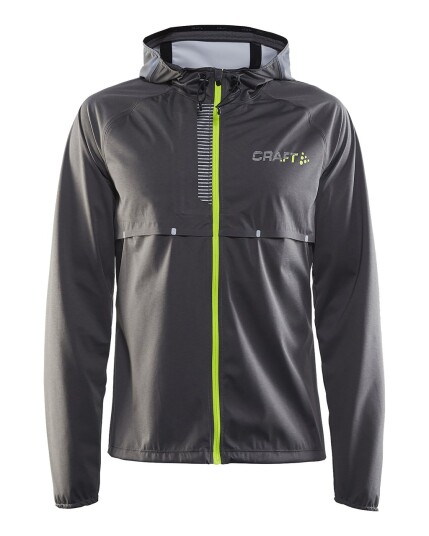 Craft Repel Jacket M Dark Grey Melange/Flumino (Storlek XL)