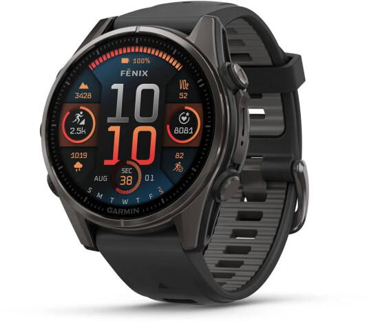 Garmin Fenix 8 AMOLED Sapphire 43mmCarbon Gray TI/Black