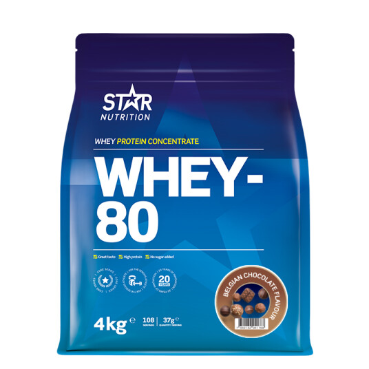 Whey-80 Myseprotein 4 kg