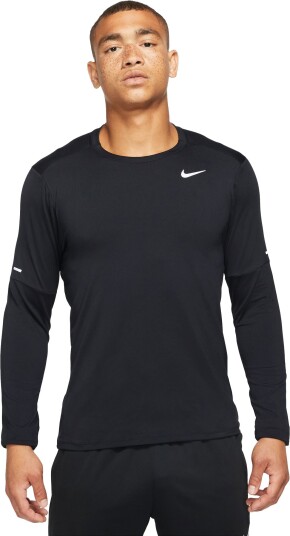 Nike Element Dri-Fit Running Top Ls Herre Black L