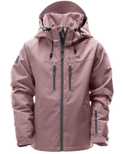 EQPE Qanuk Ski Jacket JR Dusty Rose (Storlek 122/128)