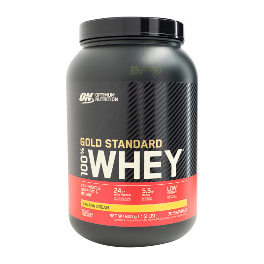 Optimum Nutrition 100 % Whey Gold Standard 908 g, proteinpulver 908g BANANA