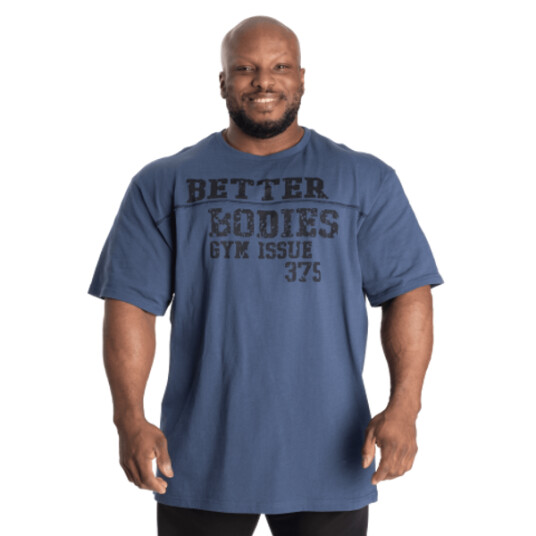 BETTER BODIES MEN Better Bodies Union Original Tee Blå t-skjorte