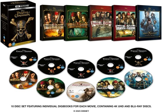 Pirates Of The Caribbean  5Movie Collection