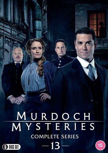 Murdoch Mysteries: Complete Series 13 DVD 2020 Yannick Bisson cert 15 5 discs English Brand New