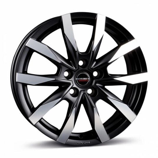 Borbet Cw5 Black Polished Matt 7.5x18 5x112 ET48 B66.6