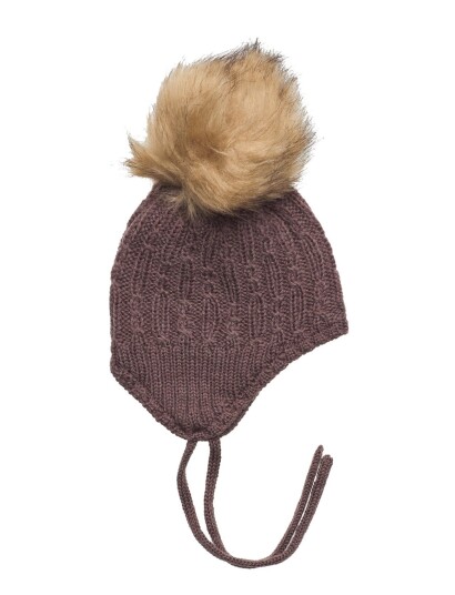 name it Nbfwrilla Wool Knit Hat Xxiii Purple Name It PEPPERCORN 34/39,40/44,45/47