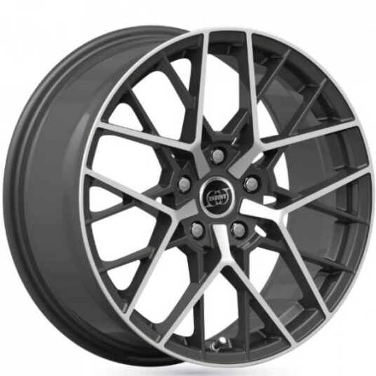 Infiny Tonix Satin Gunmetal Machined Face 8.5x19 5x112 ET30 B66.5