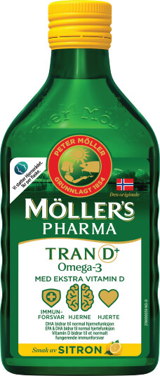 Möller's Pharma Tran D+ Sitron, 250 ml