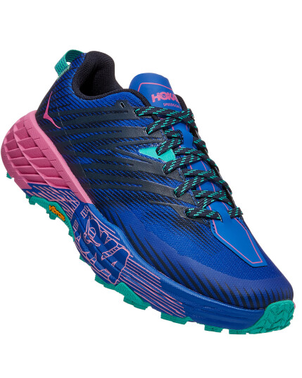 Hoka Speedgoat 4 Dazzling Blue/Phlox Pink 7.5 US Dame