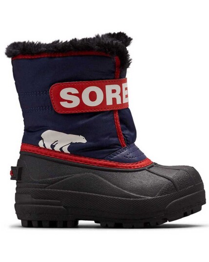 Sorel Childrens Snow Commander Nocturnal/Sail Red (Storlek 29)